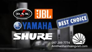 Sử dụng thiết bị âm thanh, ánh sáng chính hãng
