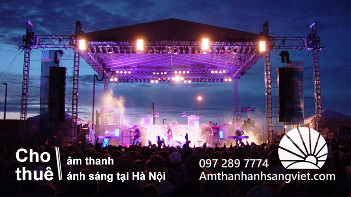 Cho thuê dàn âm thanh ánh sáng tại Hà Nội uy tín, chất lượng